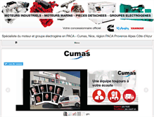 Tablet Screenshot of cumas.fr